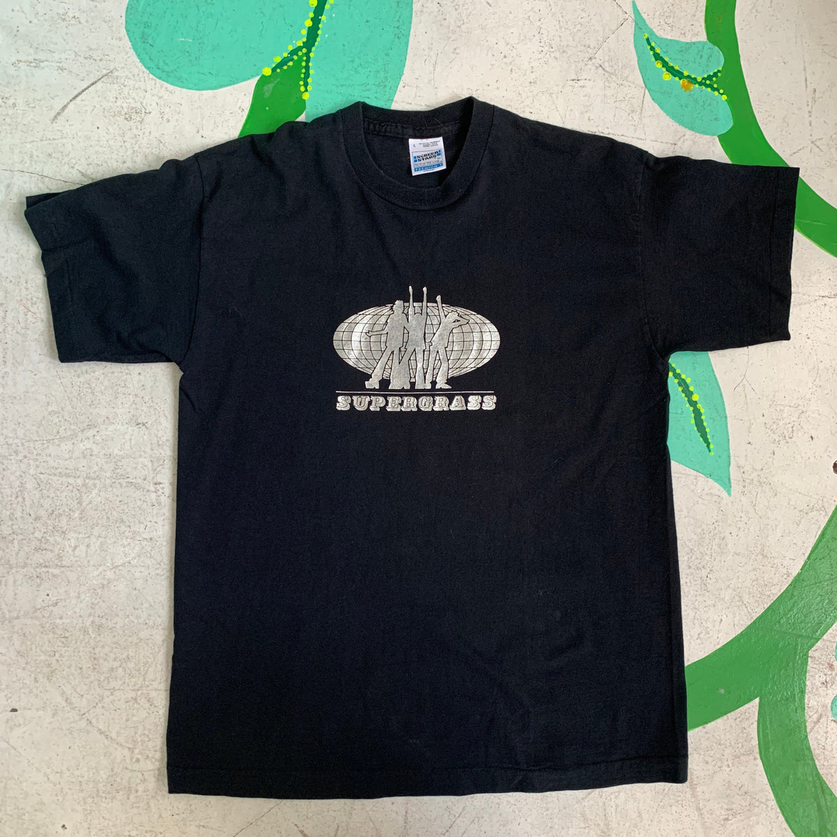 90's VINTAGE SUPER GRASS バンドTシャツ L 90´s VINTAGE SUPER GRASS バンドTシャツ L
