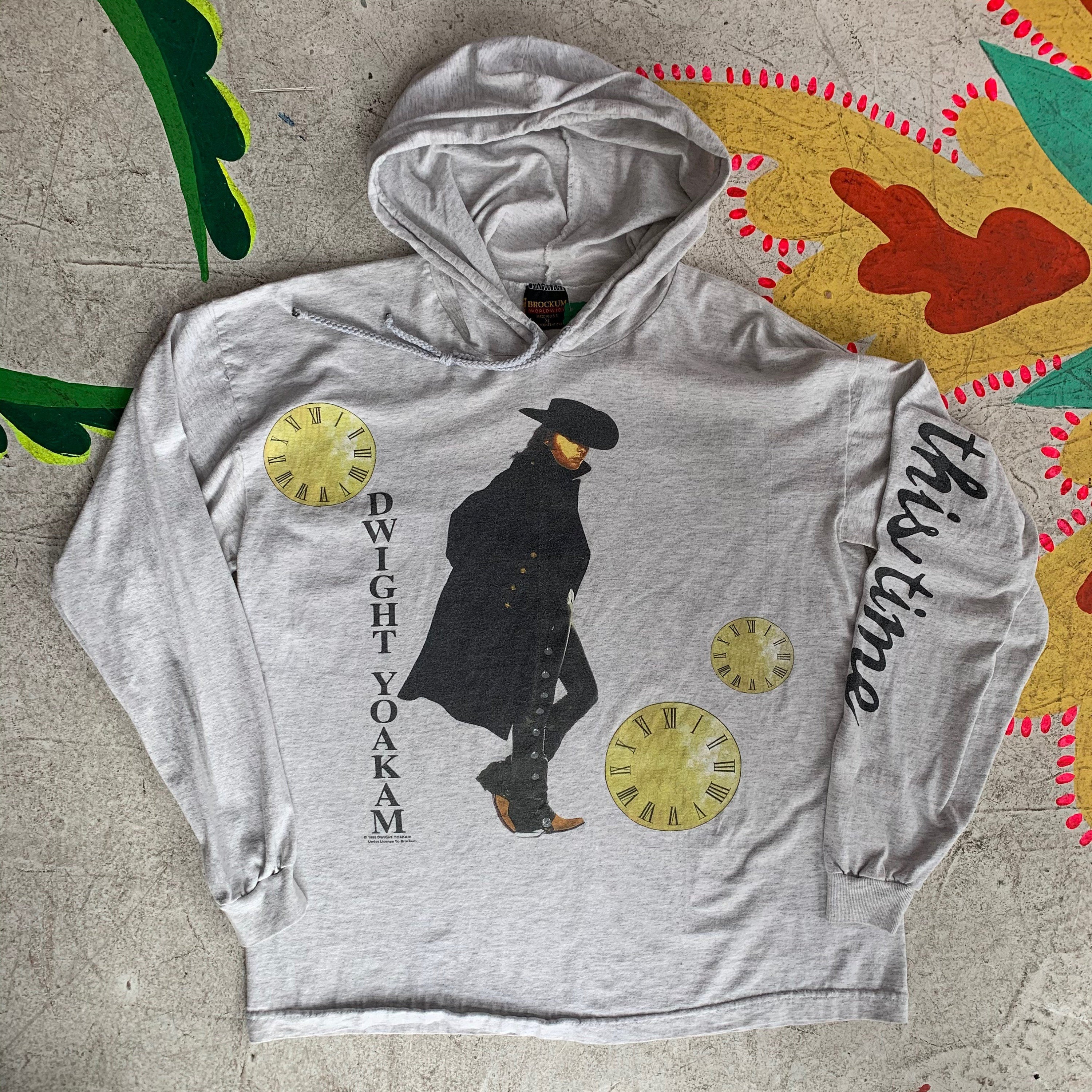 90s Brockum - Dwight Yoakam tシャツ Vintage 90s Dwight Yoakam “This Time” XL hoodie!! – VACATION SF