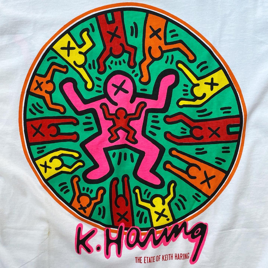 90s Deadstock Keith Haring Person in Person Tee