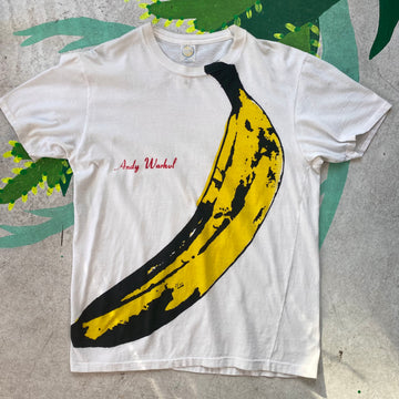 Andy Warhol / The Velvet Underground RARE Original, Vintage - Hand Screened Warhol Gallery Opening Tshirt