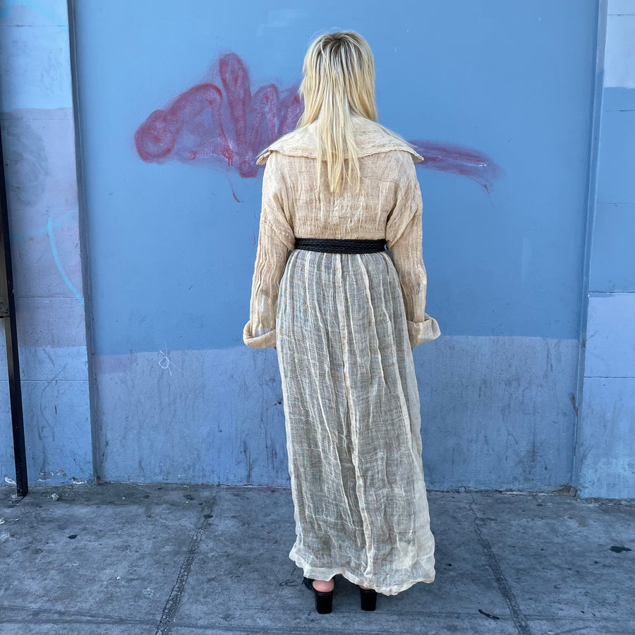 1980s Archival Raimie Issey Trench Dress