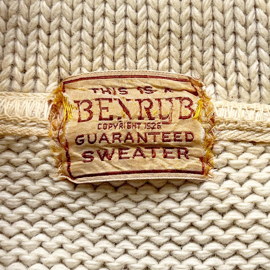1920s Shawl Collar Knit Cardigan