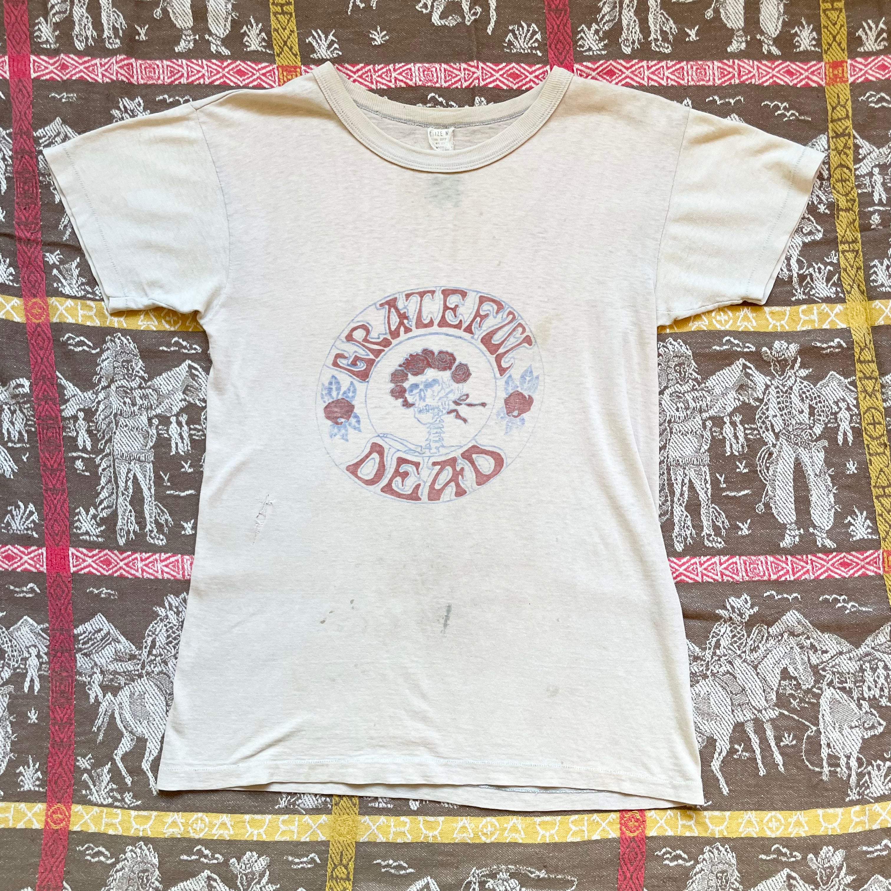 1970s Grateful Dead skeleton and roses Tee – VACATION SF