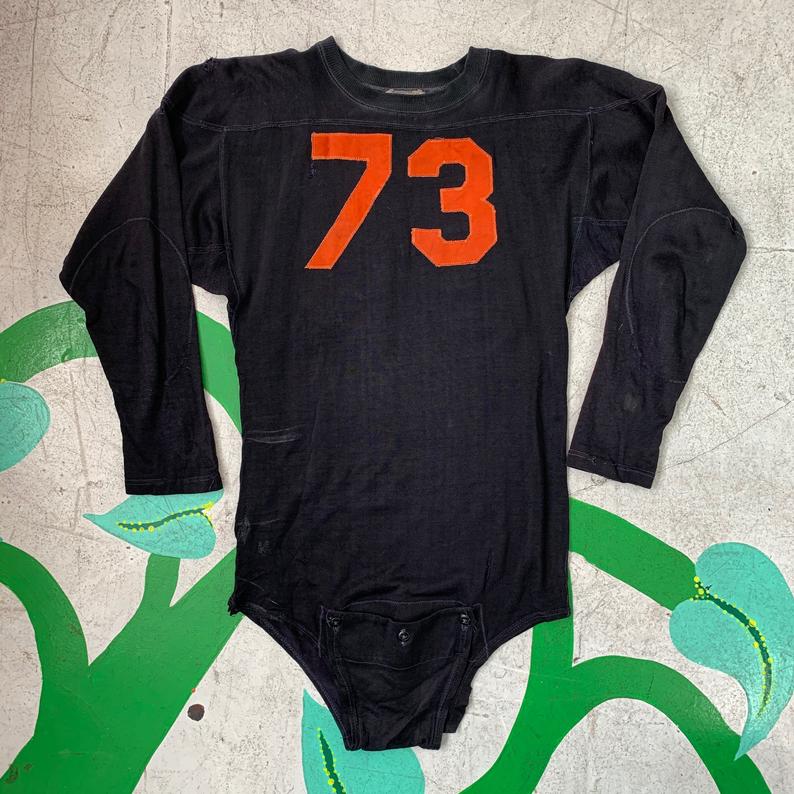 1920s Football Jersey Onesie