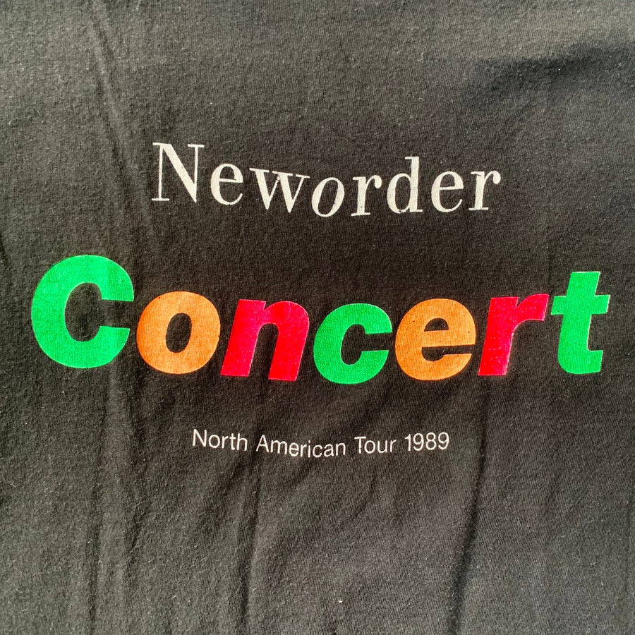 Vintage 80s XL New Order “Concert” Tee!