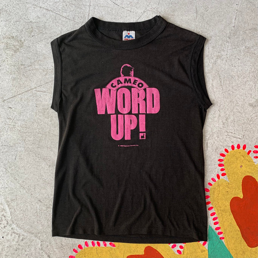 Vintage 80s Cameo “Word Up!” Muscle tee!