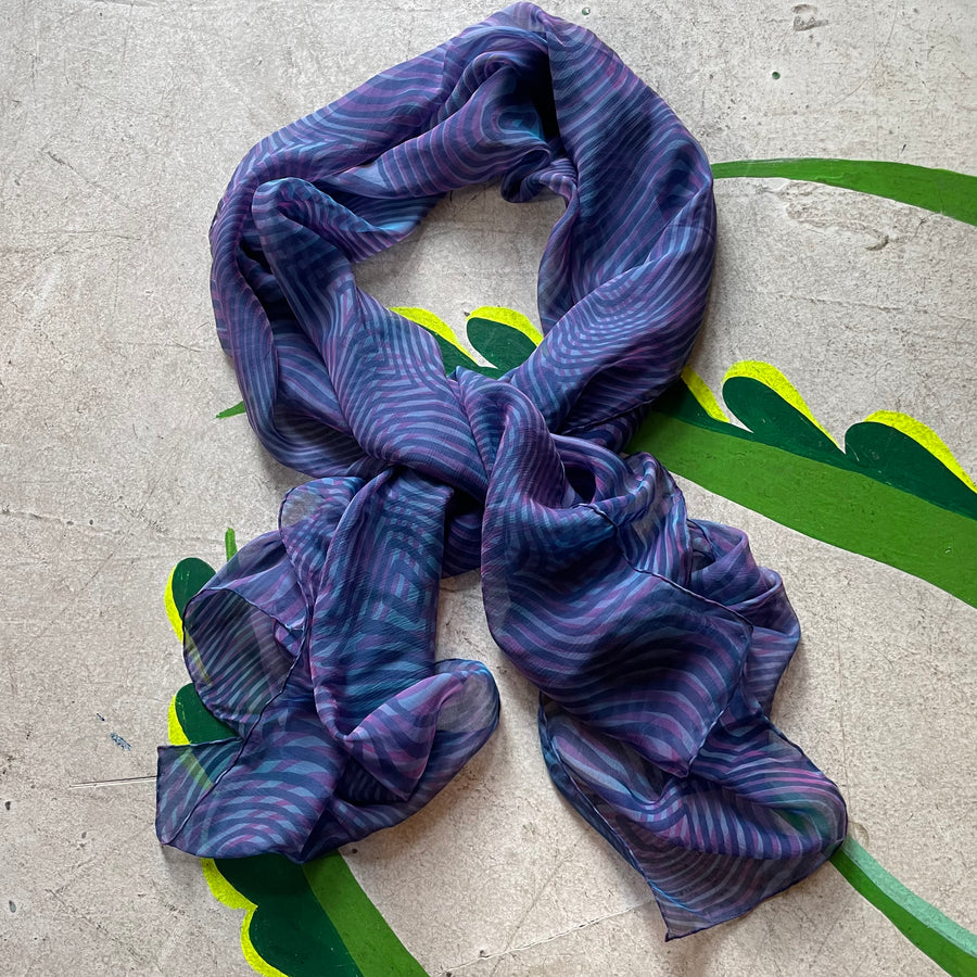 90s Hermès rave pattern scarf
