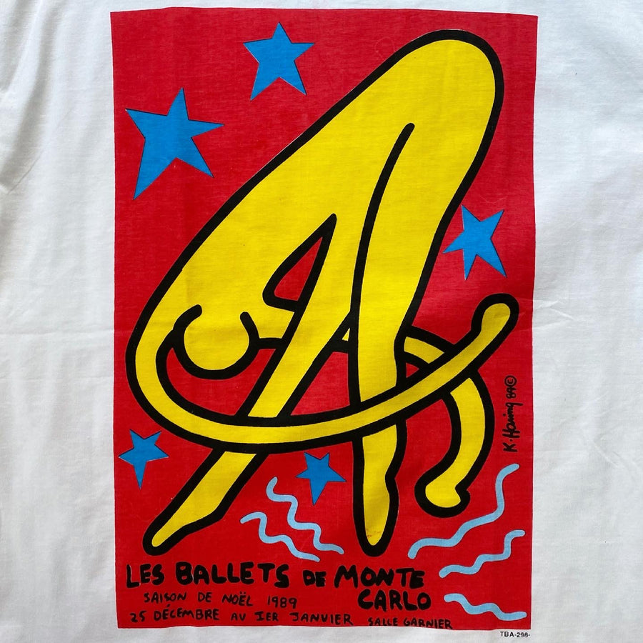 90s Deadstock Keith Haring Les Ballets De Monte Carlo Tee