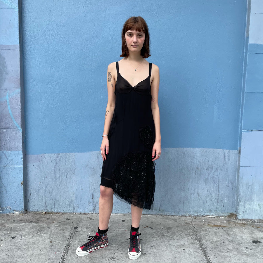 John Galliano for Dior Silk Chiffon Slip Dress VACATION SF John Galliano for Dior Silk Chiffon Slip Dress VACATION SF