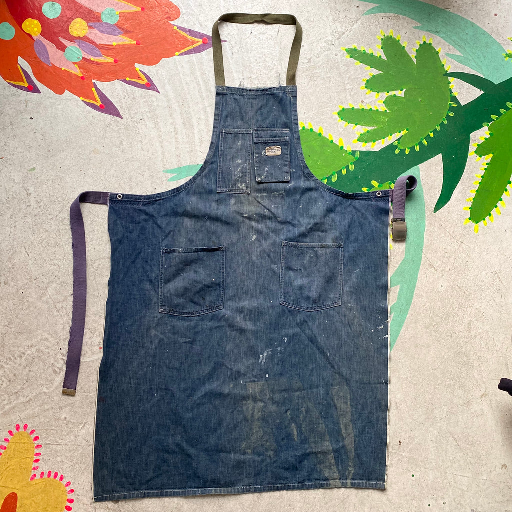 Vintage 1960’s Sears popular Union Made Denim Apron