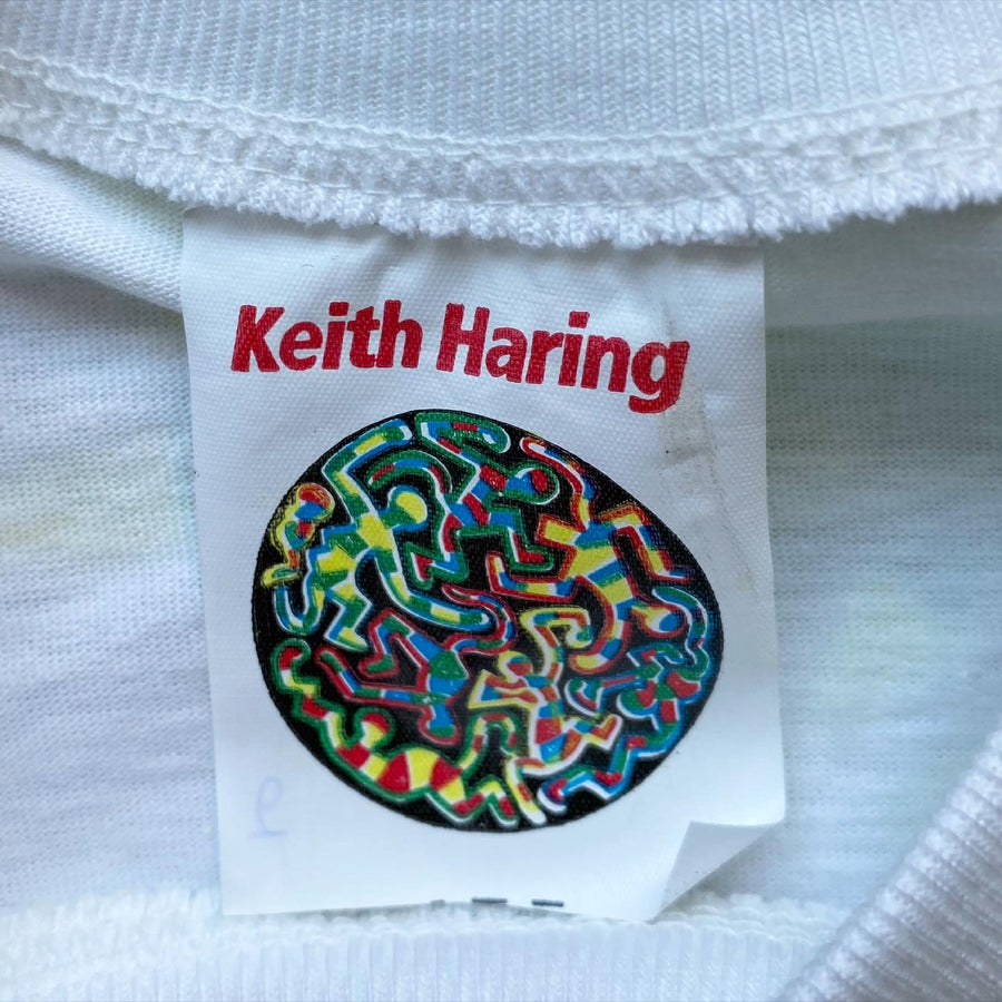90s Deadstock Keith Haring Flying Clock Tee