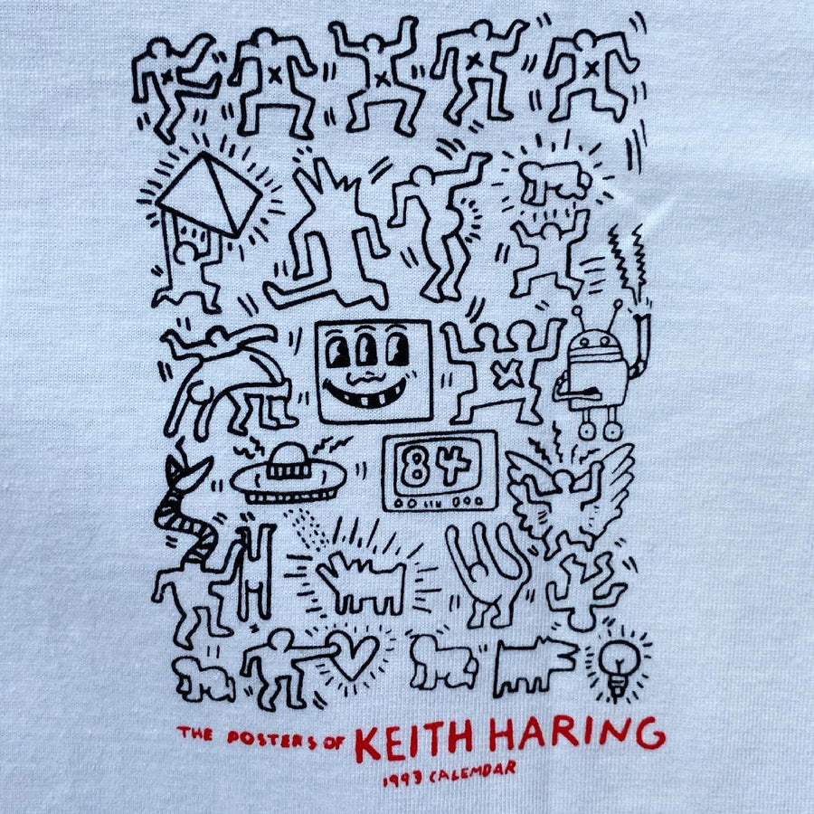 90s Keith Haring Deadstock 93 Calendar Tee
