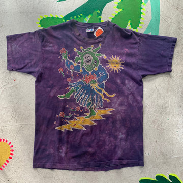 1990s Grateful Dead Tie dye jester tee