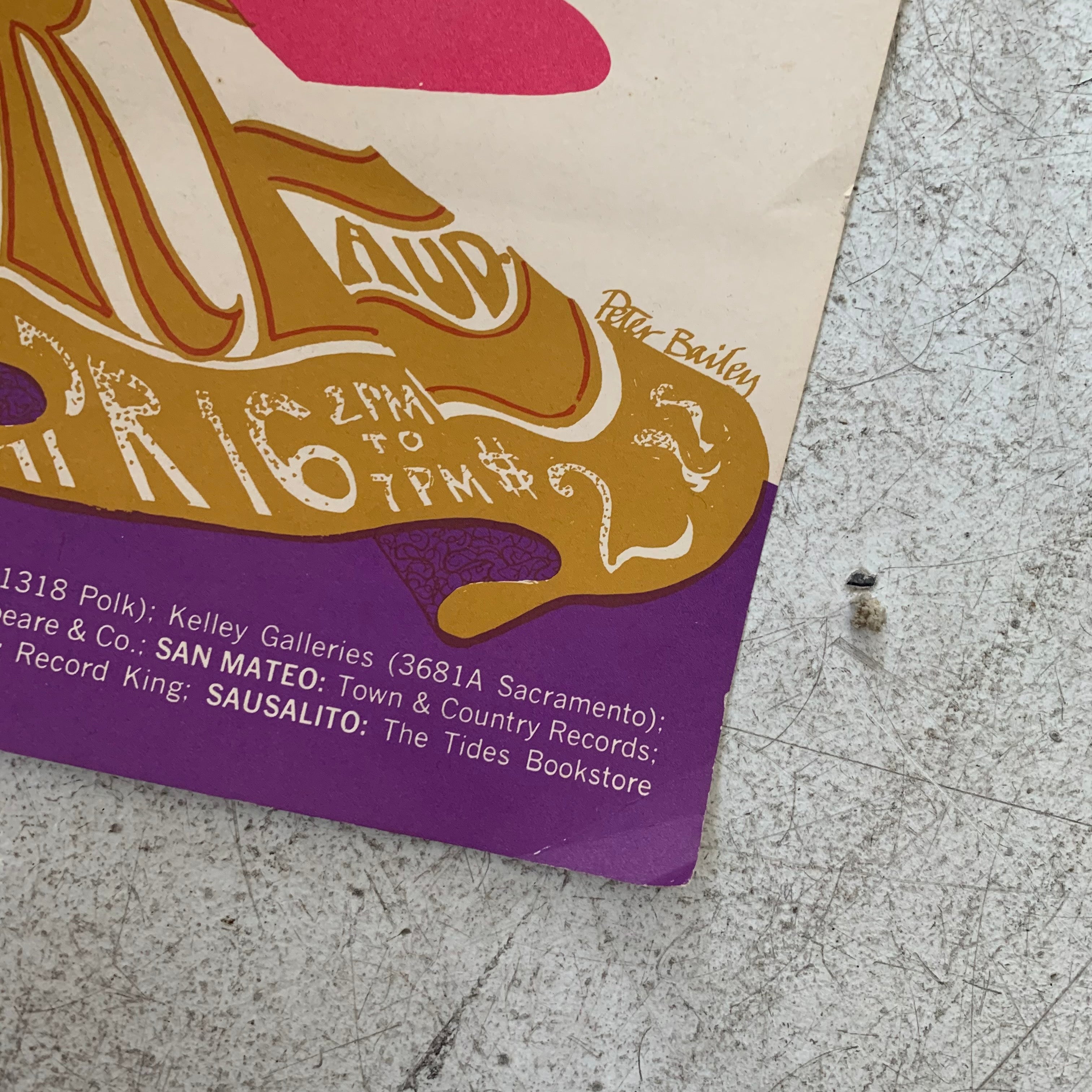 1967 Howlin Wolf Country Joe and the Fish concert poster – VACATION SF