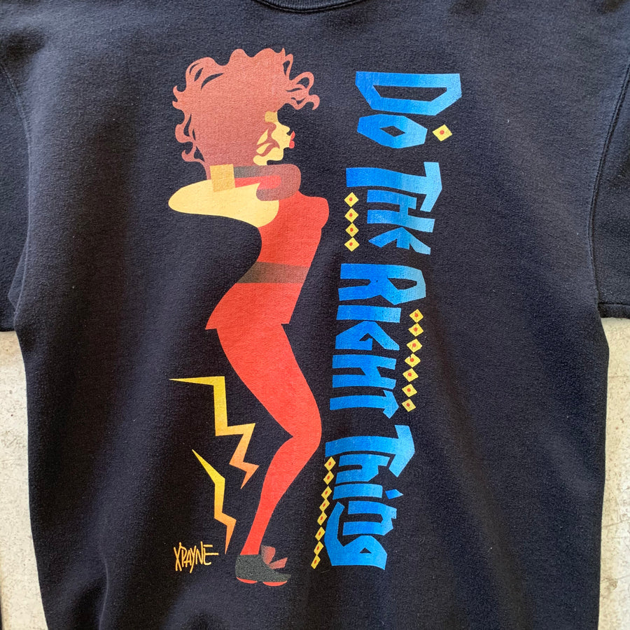 1980s “Do the right thing” promo sweatshirt