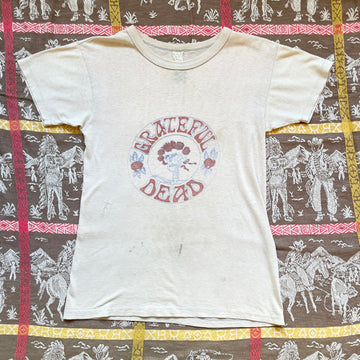 1970s Grateful Dead skeleton and roses Tee