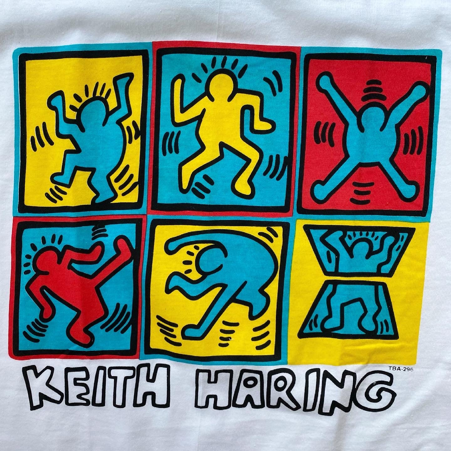 90s Deadstock Keith Haring Figures In Motion Tee – VACATION SF