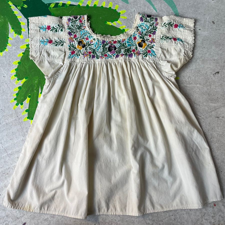 Mid Century 1940s/50s Mexican Cotton House Shirt