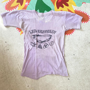 Led Zeppelin IV Zoso RARE 1970s Vintage Tshirt