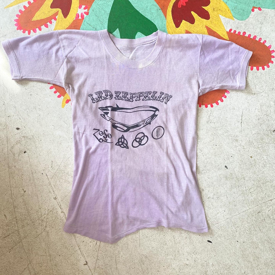 Led Zeppelin IV Zoso RARE 1970s Vintage Tshirt